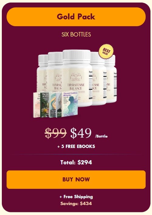 Thyrafemme Buy 6 Bottles